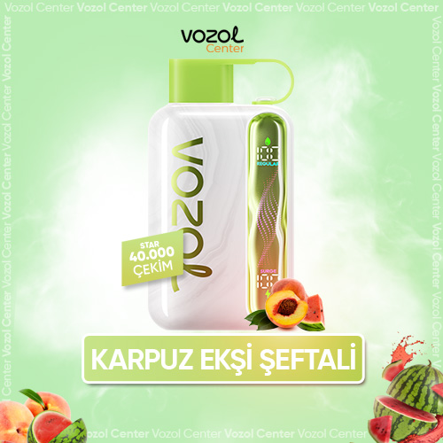 Watermelon Sour Peach Star 40 Fiyatı - Vozol Center Türkiye