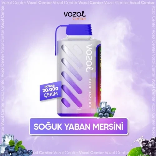 Vozol Gear Power 20000 Blue Razz Ice