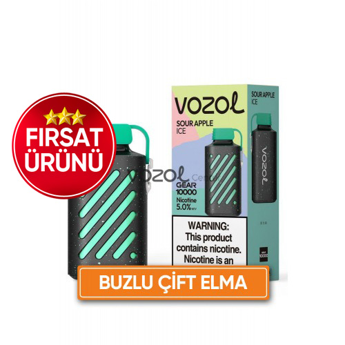 Sour Apple Ice Vozol 10K | 10.000 Çekim Satın Al