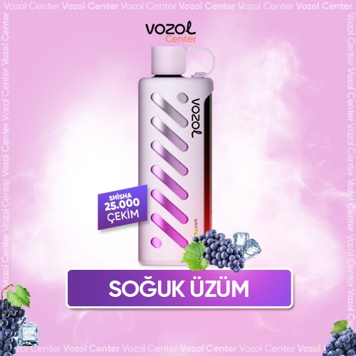Shisha 25000 Grape Ice Fiyatı | Tuşla Ses Efektiyle